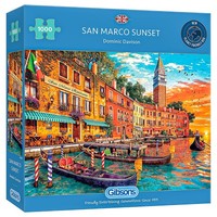 “ San Marco Sonnenuntergang” 1000 Teile Puzzle, Gibsons