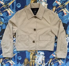 Mango MNG Cream Women's Jacket Size XS