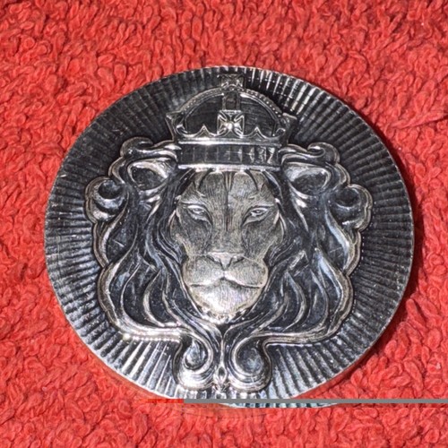 Silver 2 Oz. .999 Silver Stacker Lion W/crown Round