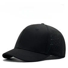 5cm Short Bill Hat L/XL/XXL Oversize Full Closure Closed Baseball Breathable Cap