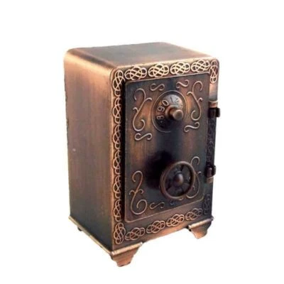 TOWN SQUARE MINIATURES Puppenhaus Miniatur Laden Laden Kneipe Bar Zubehör 1:12 altmodischer Bank Safe