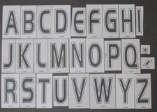 2015 2017 OFFICIAL JUVENTUS HOME PLAYER SIZE LETTERS