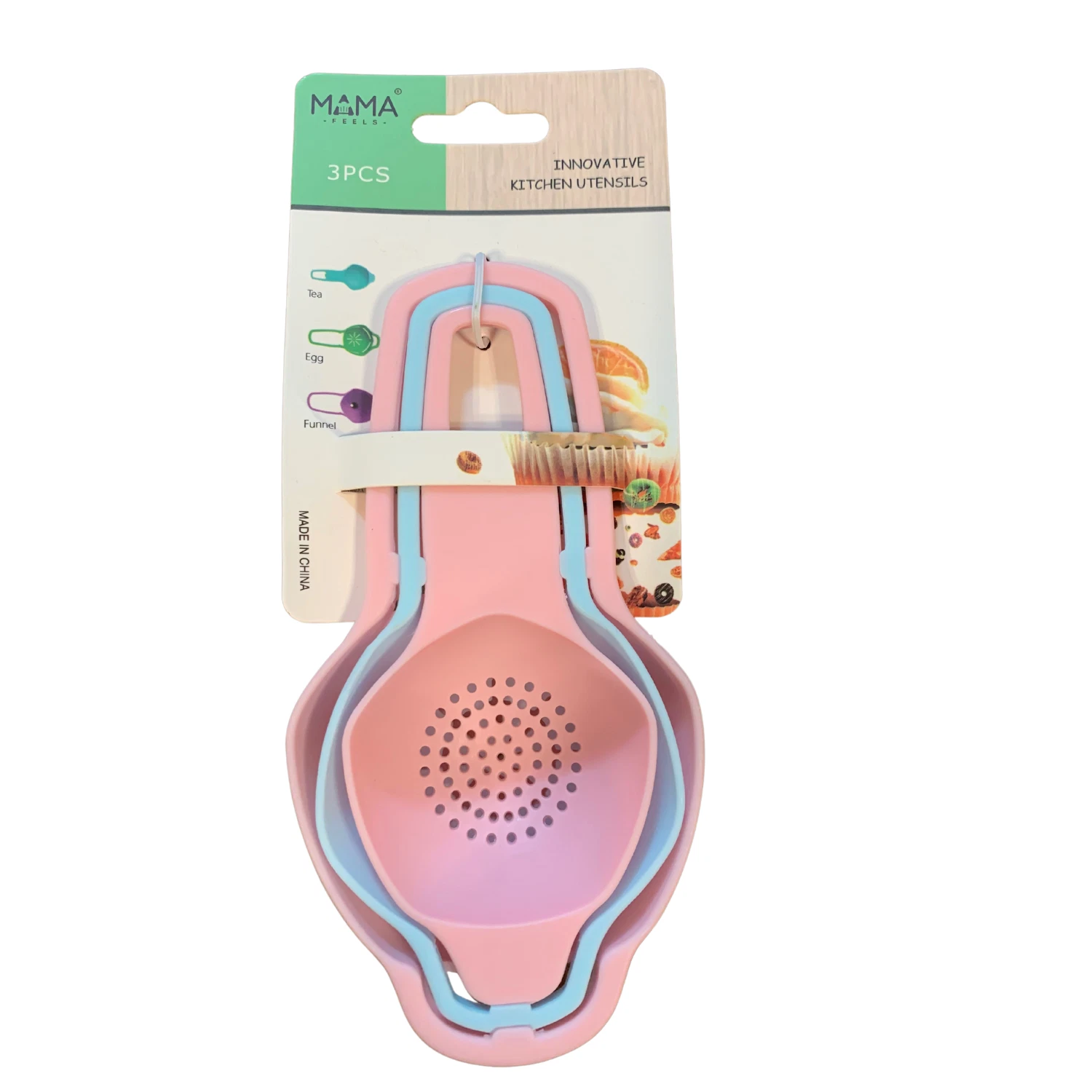 3-piece Kitchen Utensils Funnel /Tea leaf Strainer/ Egg Separator
Opens in a new window or tab