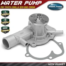 Engine Water Pump w/ Gasket for Toyota Corolla 1976-1982 Corona 1974 1610018010