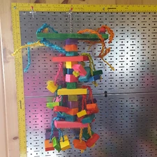 HUGE PARROT TOY  **BODACIOUS BITES** macaw* african grey* cockatoo