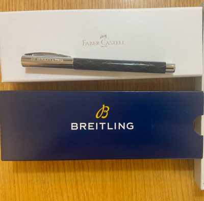 Breitling FABER CASTELL BALLPOINT Pen FERBER CASTEL Cap with Box watch giveaway