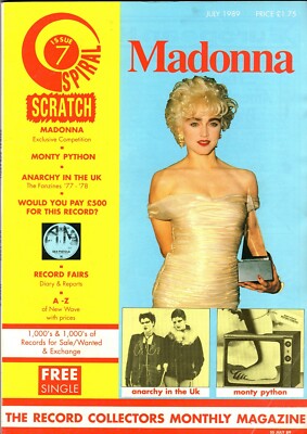 SPIRAL SCRATCH Magazine (no 7 - Jul 1989) MADONNA Eater DICKIES 4AD Anarchy