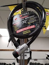 New Tri Max 72" Long x25 mm Quadra-braid Keyed Locking Black #TQ2572