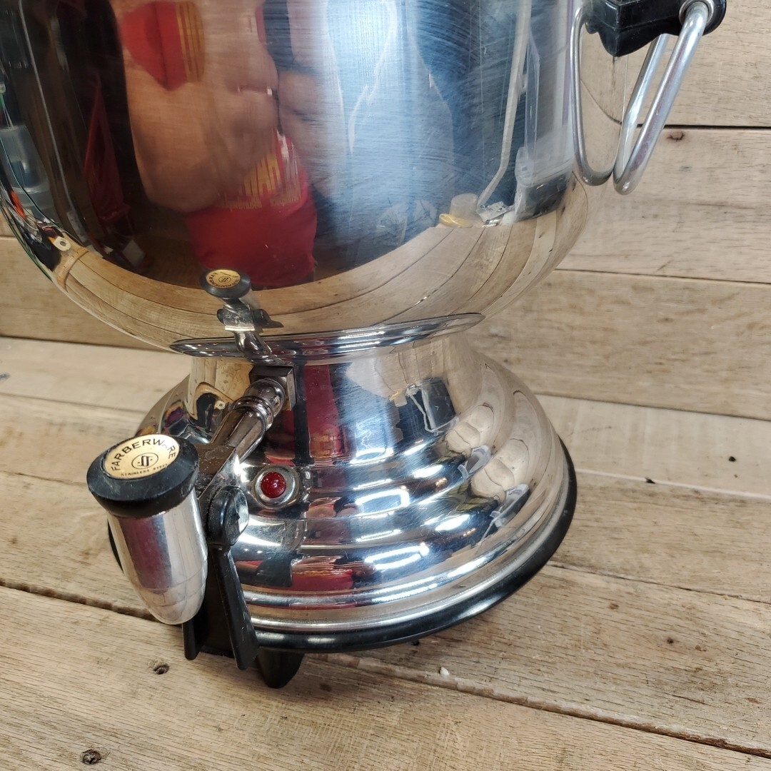 FARBERWARE COFFEE Percolator Vintage, Model 30 Parties Wedding Good ...
