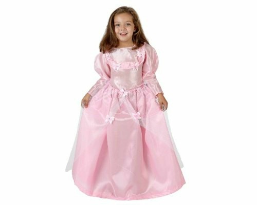 COSTUME CARNEVALE PRINCIPESSA ROSA VESTITO BAMBINA FAVOLA TAGLIA 7-9 ANNI  ATOSA | eBay
