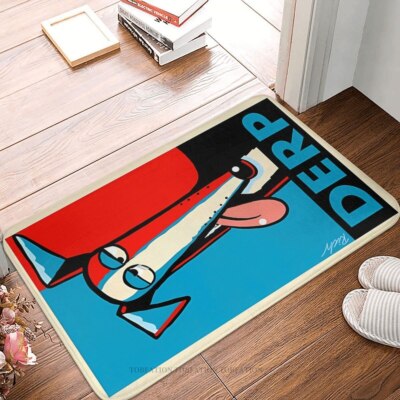 Greyhound Ears Dog Doormat Bath Mat Graphicderp Floor Carpet