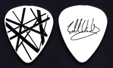 Eddie Van Halen Signature Frankenstrat White/Black Guitar Pick - 2004 Tour