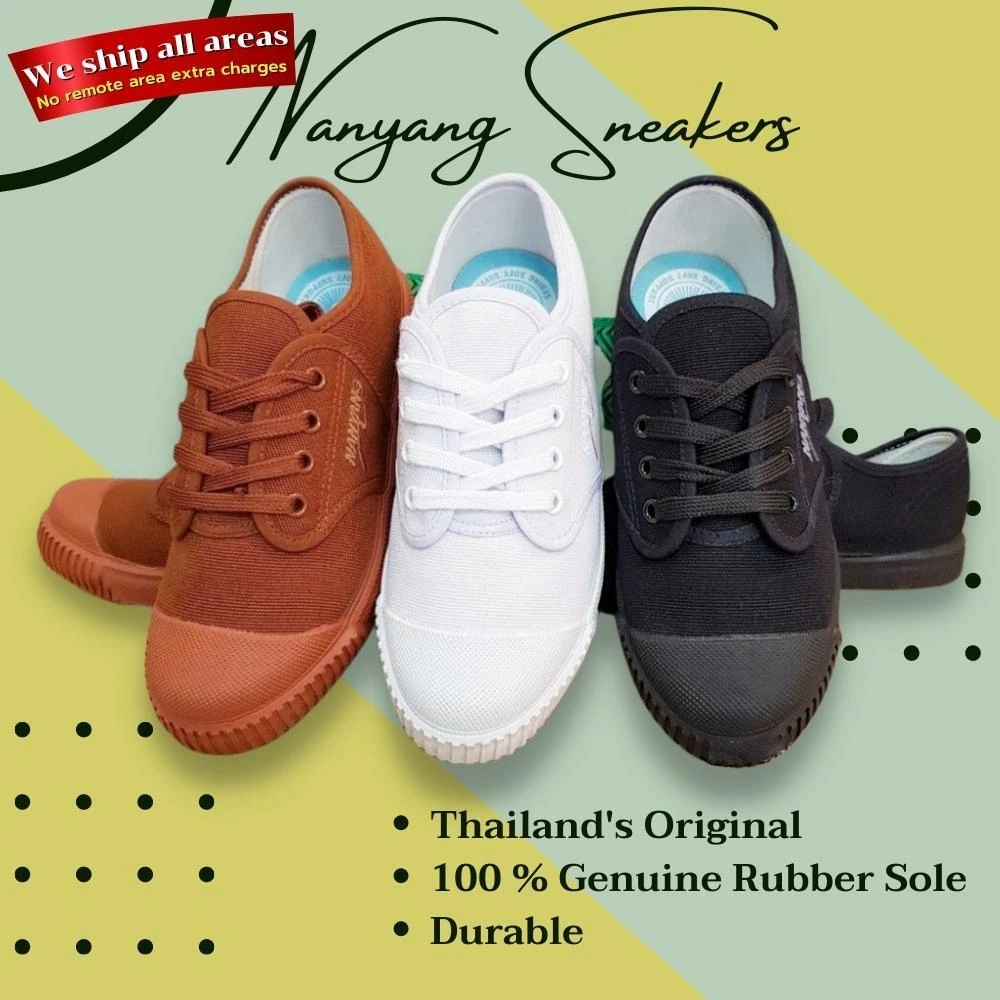 Natural top rubber shoes