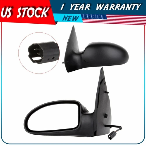 Pair Set Power Side Unfoldable View Mirrors For 2000-2007 Ford Focus Left&Right