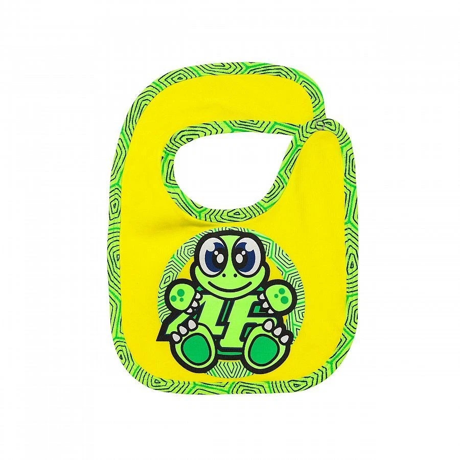 OFFICIAL MERCHANDISE New Official Valentino Rossi VR46 Turtle Baby Bib . VRKBI 263801