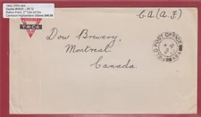 RATION Pt, 3rd Cdn Inf Div, CAMERON HIGHLANDERS, FPO 484, B & T # M15-152 # 232