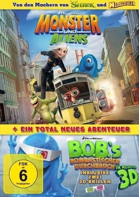 Monster und Aliens DVD Zustand akzeptabel
