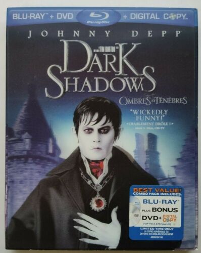 Dark Shadows (Blu-ray/DVD, 2012, Canadian) - Zdjęcie 1 z 3