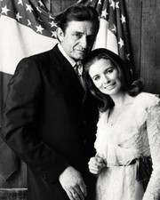 Johnny Cash and June Carter Cash 16x20 Canvas Giclee