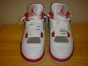 jordan 4 retro white varsity red black