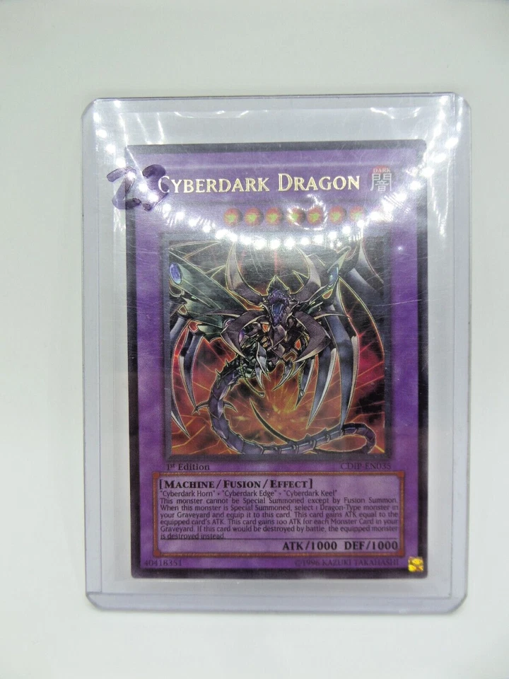 Yugioh Cyberdark Dragon 1st Edition CDIP-EN035 Cyberdark Impact NO RETURNS "23" - Image 2 of 4