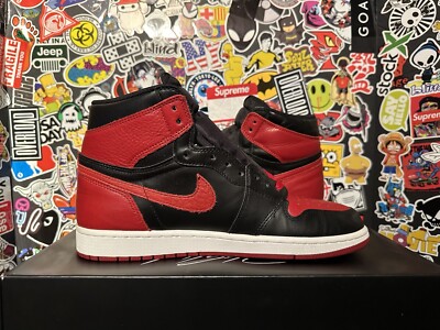 2016 Nike Air Jordan 1 Retro High OG “Banned” Bred Size 10.5