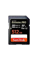 SANDISK 512GB EXTREME PRO SDXC UHS-II MEMORY CARD - SDSDXEP-512G-GN4IN