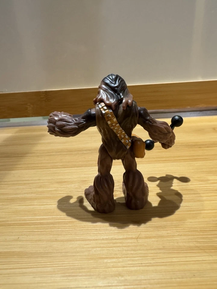 Imaginex Mixed Figure Lot Chewbacca, Foot Soldier, Dino Lizard Rider Foto 3 de 4