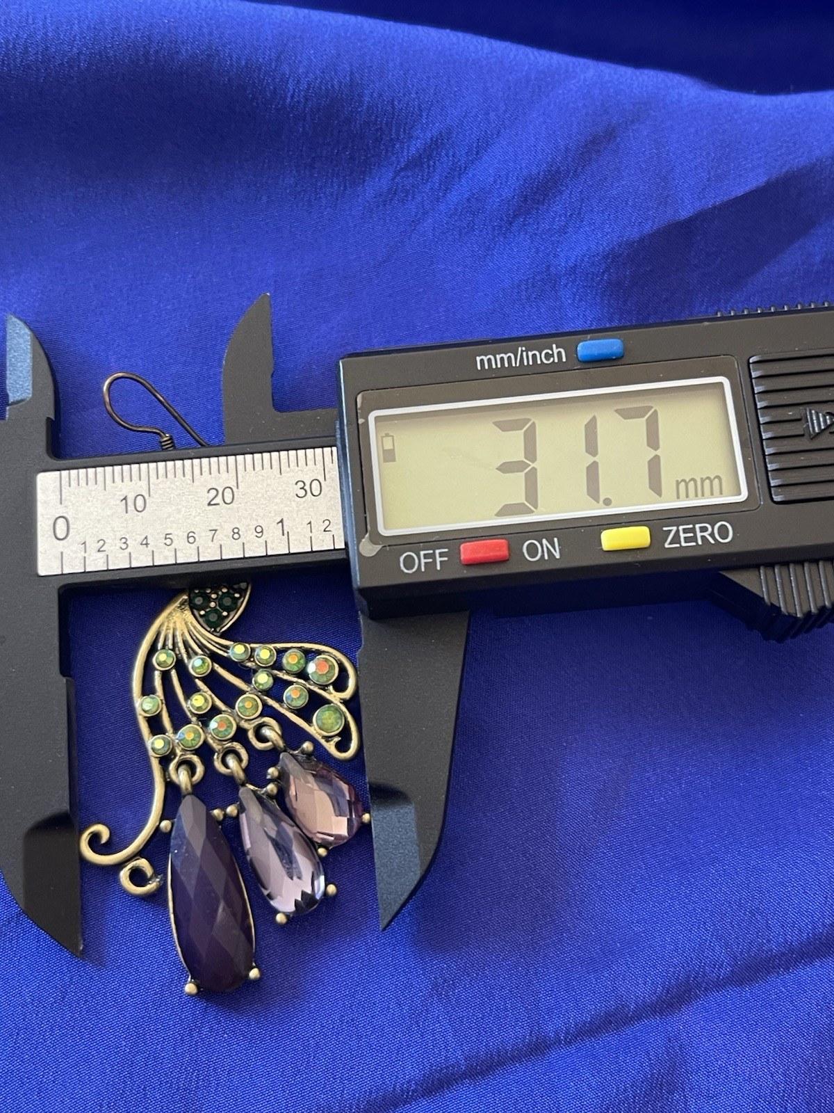 Multicolor Rhinestone Crystals Dangle Drop Jewele… - image 3