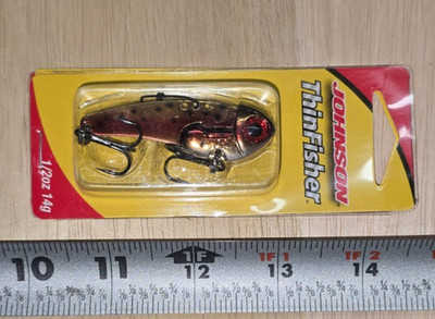 5-26 Johnson Thin Fisher Blade Bait 1/2oz THF1/2-CHTR I-20-13-AD Fishing Jig