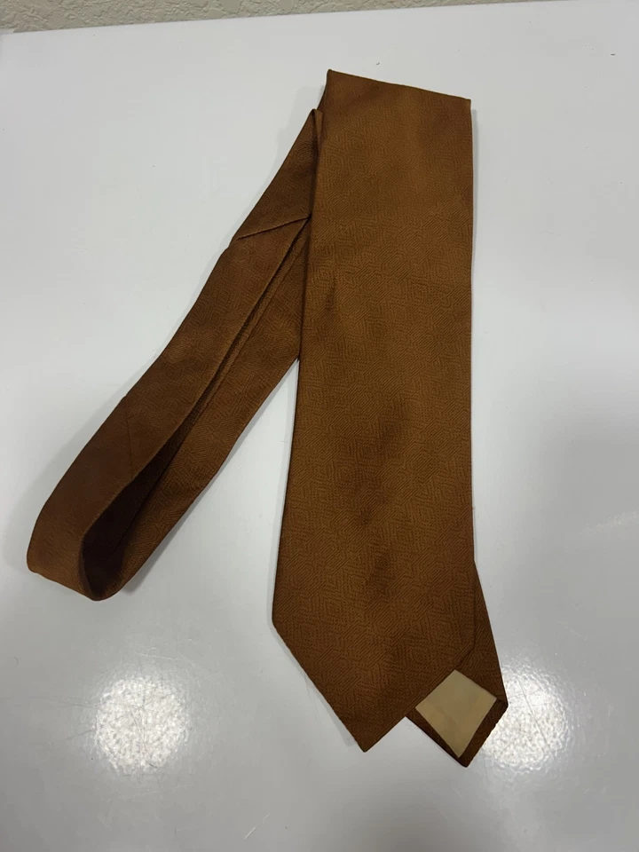 Vintage Necktie Tie Mens Wide Thick Polyester Disco Monsieur Cravatieur 60s 70s - Image 2 of 4