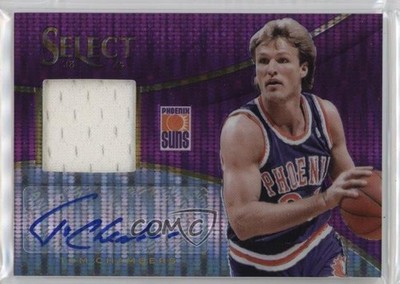 2013-14 Panini Select Jersey Purple Prizm 33/49 Tom Chambers #35 Auto b8h