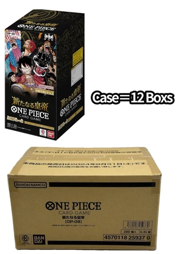 IN STOCK Japanese ONE PIECE The New Emperor Sealed Booster Case (12 Boxs) OP-09 - Picture 2 of 4