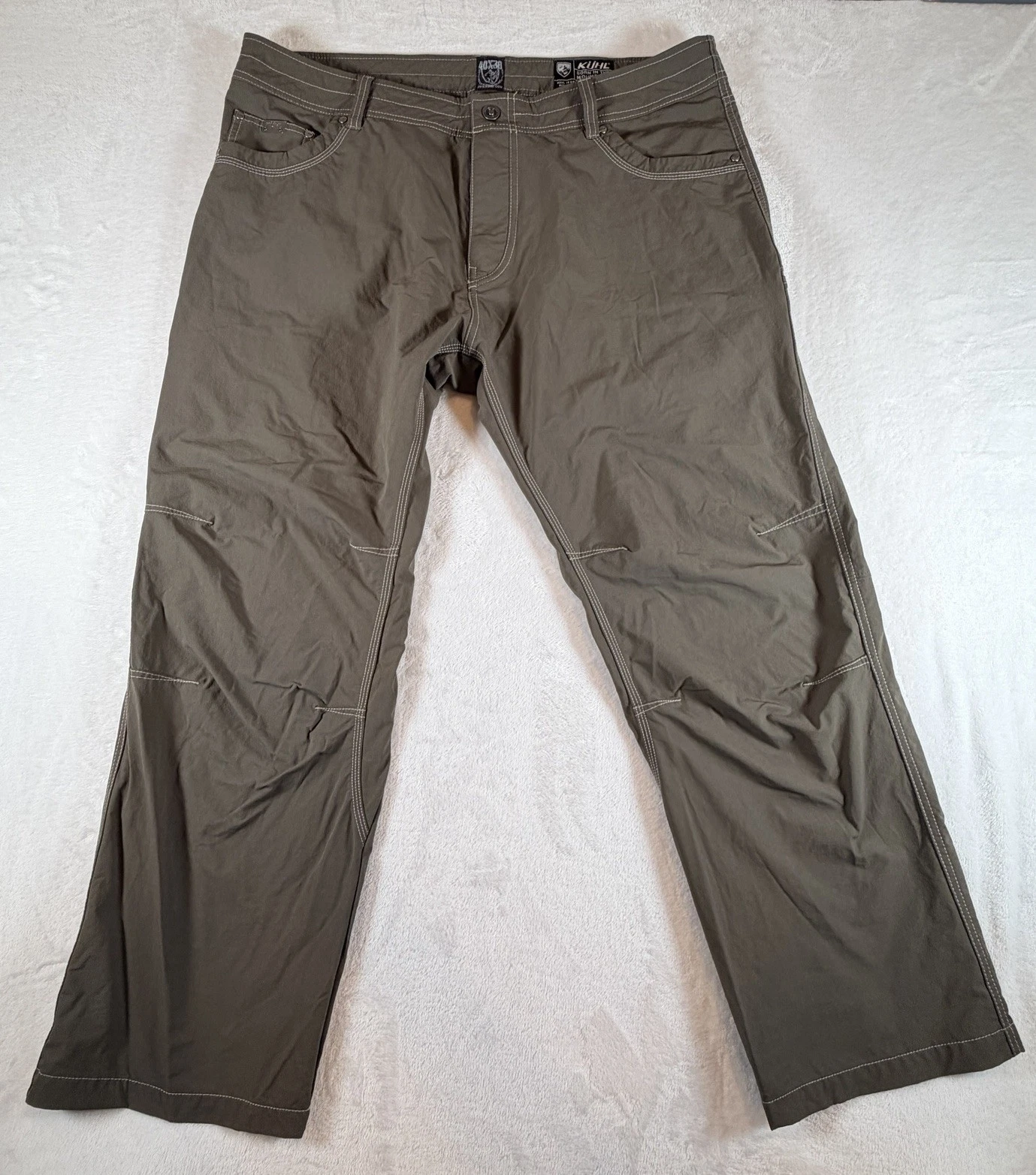 Kuhl Pants Men's 40x30 Brown Renegade Afire Chino Hiking Performance Outdoor