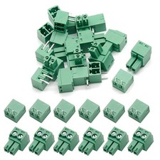 3.81mm Pitch 2-Pin PCB Screw Terminal Block Connector 10Set