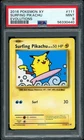2016 Pokemon Evolutions Surfing Pikachu Secret Rare #111 PSA 9 MINT