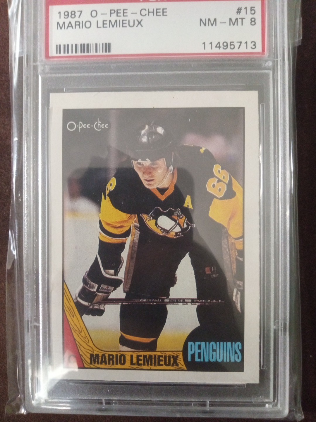 1987-88 O-Pee-Chee - Mario Lemieux #15 (HOF)
