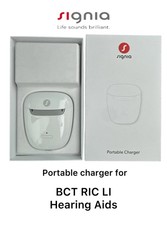 NEW Signia Portable Charger for BCT RIC LI Hearing Aids   1 Yr Warranty