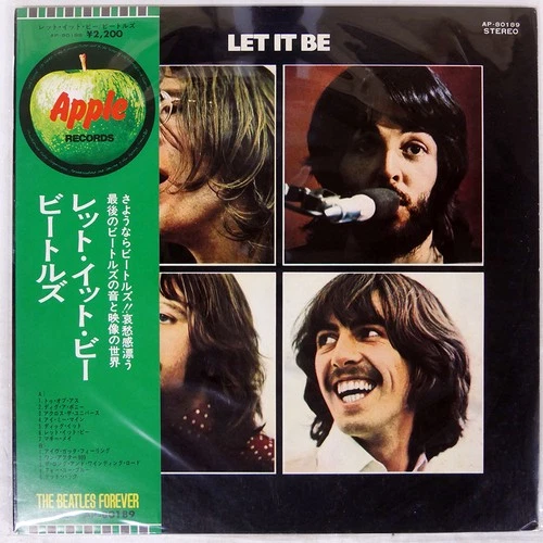 BEATLES LET IT BE APPLE AP80189 Japan VINYL LP