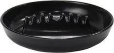 Chef Craft Classic Ash Tray, 7 inches in Diameter, Black，Dishwasher safe