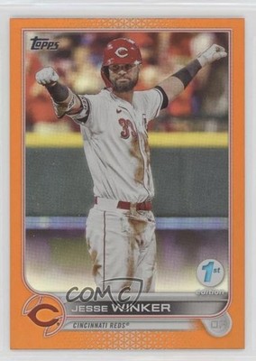 2022 Topps Series 1 1st Edition Orange 41/75 Jesse Winker #81 0p1e