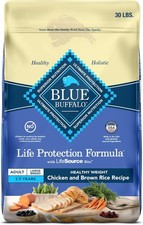 30 lb Blue Buffalo Life Protection Formula Large Breed Adult Healthy Weight Chic 2.00 per pound