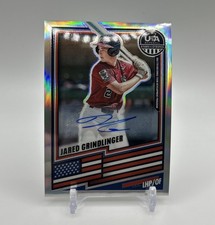 2026 Panini Stars & Stripes Prizm Jared Grindlinger Silver RC Auto #87 18U USA