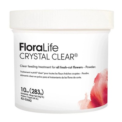 Smithers Cut Flower Food Floralife Crystal Clear 10 Ounce