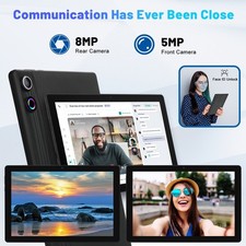 10.1inch Android 14 Tablet, Octa-Core Touch Screen 10GB RAM+64GB ROM Dual Camera 5