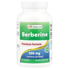 Berberine, 500 mg, 120 Capsules