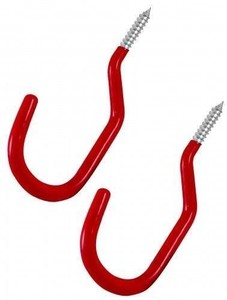 2 Screw In Bike Bicycle Storage Hooks Shed Garage Ceiling Wall