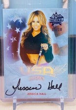 2019 Benchwarmer Jessica Hall Hockey USA 05/10 Purple Foil Auto 40th National