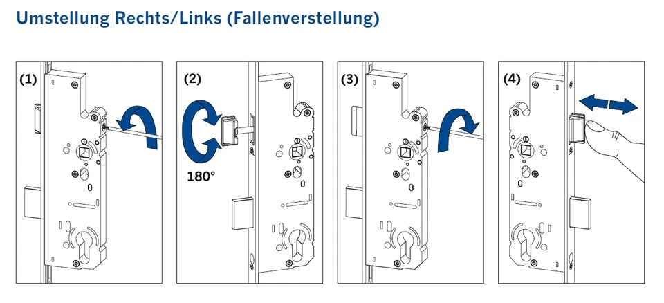 Cierre de puerta Winkhaus bloqueo múltiple STV-U2471 35 92/8 M2 MC #2106212 nuevo - Imagen 3 de 4