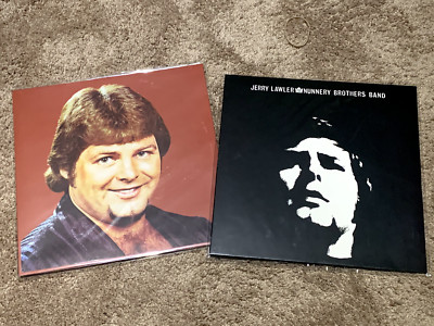 BOTH RECORDS Jerry Lawler Sings + NUNNERY  Vinyl 2022 REPRESS Memphis Wrestling